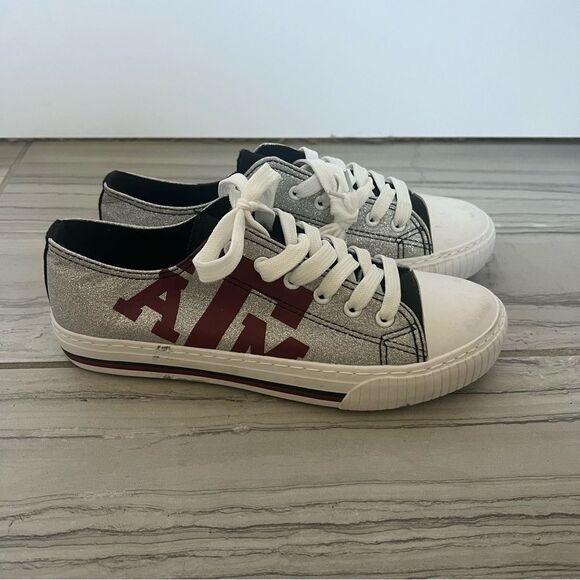 Foco Texas A&M Glitter Sneakers 9 - Picture 2 of 10
